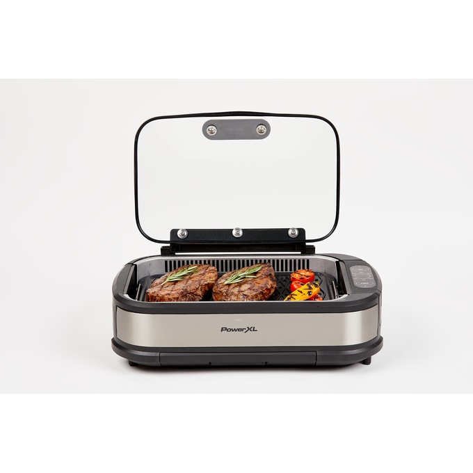 Power XL Smokeless Grill Pro, Stainless Steel, large