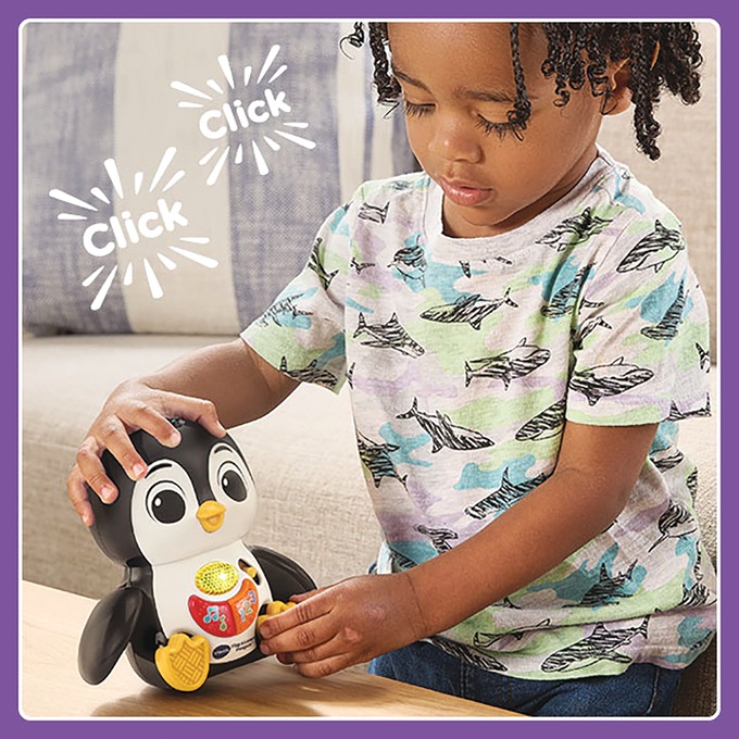 VTech Flap & Learn Penguin, Black, large