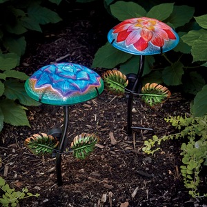 Solar Glass Mushroom - Buy 2 (Both of the same color) and Save, , large