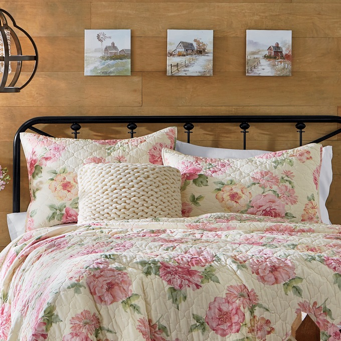 Blushing Blooms Sham, , large