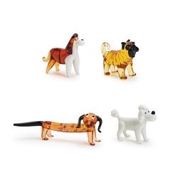 Glass Dog Figurine, , large