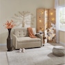 Cali Convertible Sleeper Loveseat, Beige, large