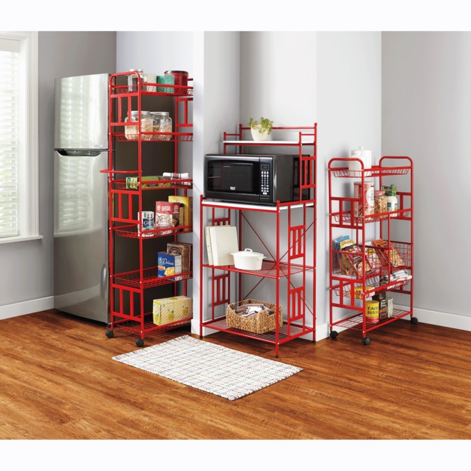 Romann Thin Man Pantry, Kitchen Cart and Microwave Stand, , large