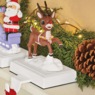Set of 2 Santa and Rudolph Stocking Hangers, , large