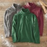 Melange Fleece 1/4-Zip Pullover, , large