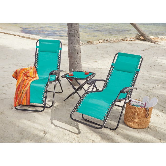 3-Piece Outdoor Lounge Set, , large