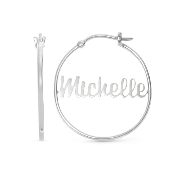 Small Name Hoops, , large