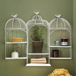 Birdcage Wall Shelf, , large