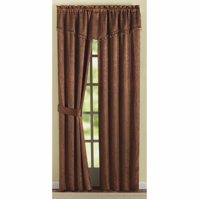 Cara Crush Window Set, Brown, large