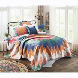 Sunburst Oversized Quilt, , large