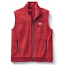 Personalized Men's Fleece Vest with Front Zipper and Embroidered Name, , large