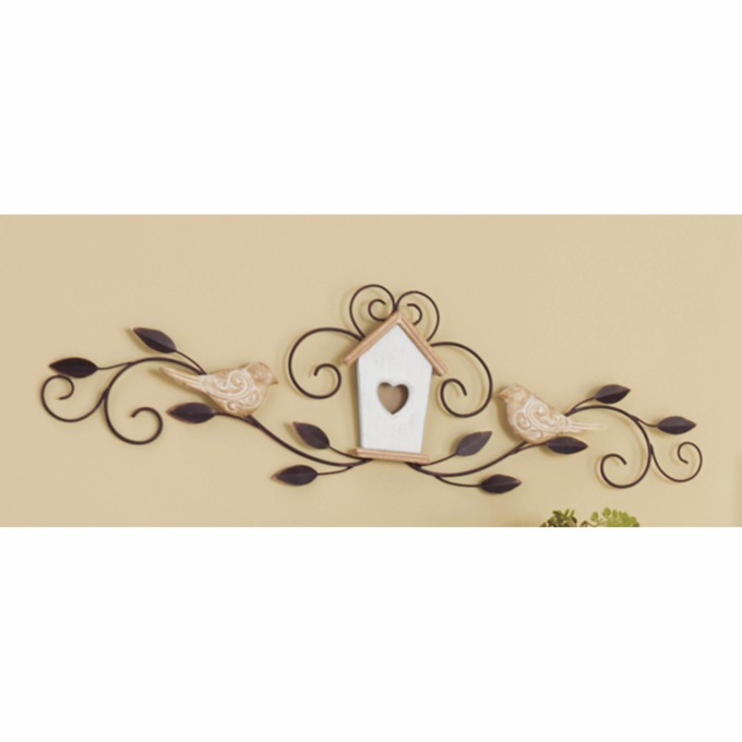 Scrolling Birdhouse Wall Art, , large