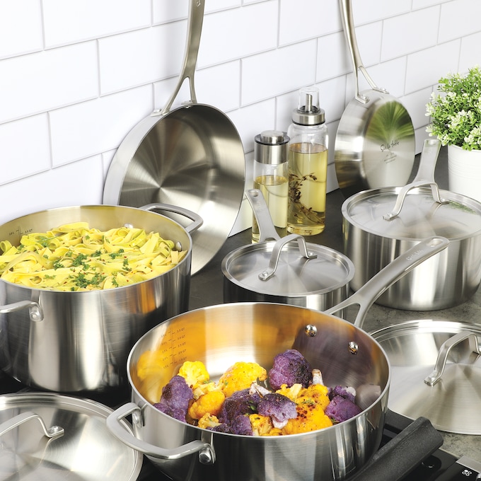 Sur La Table Pike and Pine 10-pc. Stainless Steel Cookware Set, , large