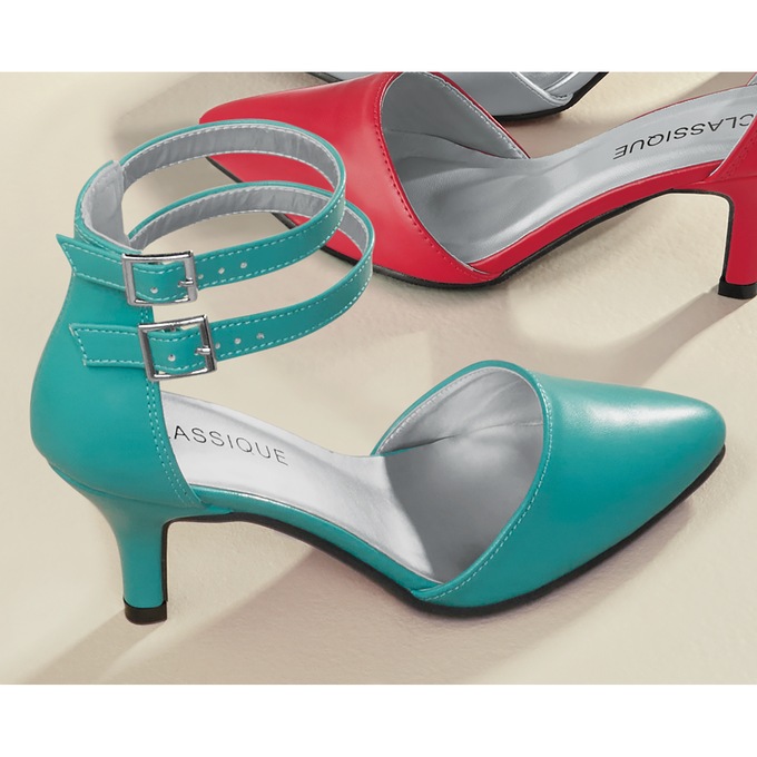 Camlo Women's Pump with Double Ankle Strap in Lots of Colors, , large