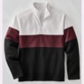 Colorblock Fleece 1/4-Zip Pullover , , large