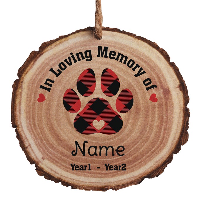 Personalized Pet Memorial Ornament, , large