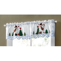 Snowman Valance, , large