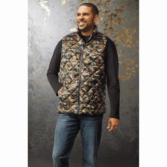 Men's Light Puffer Vest, , large