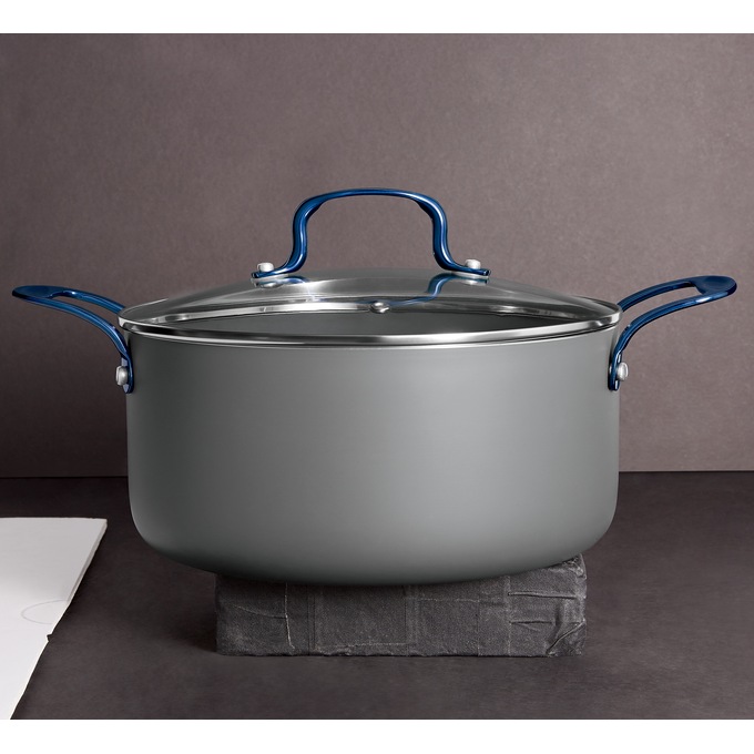 Chef Tested 12-Piece Metallic Handle Cookware Set, , large