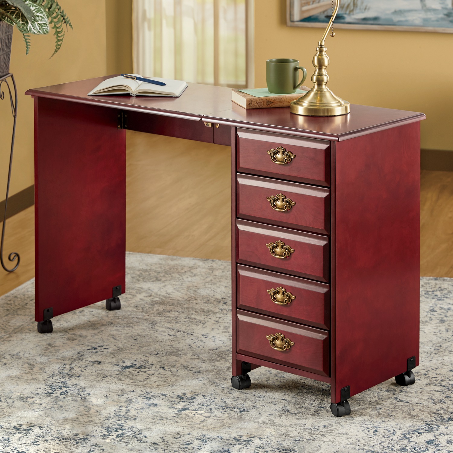 Folding, Rolling Desk Montgomery Ward