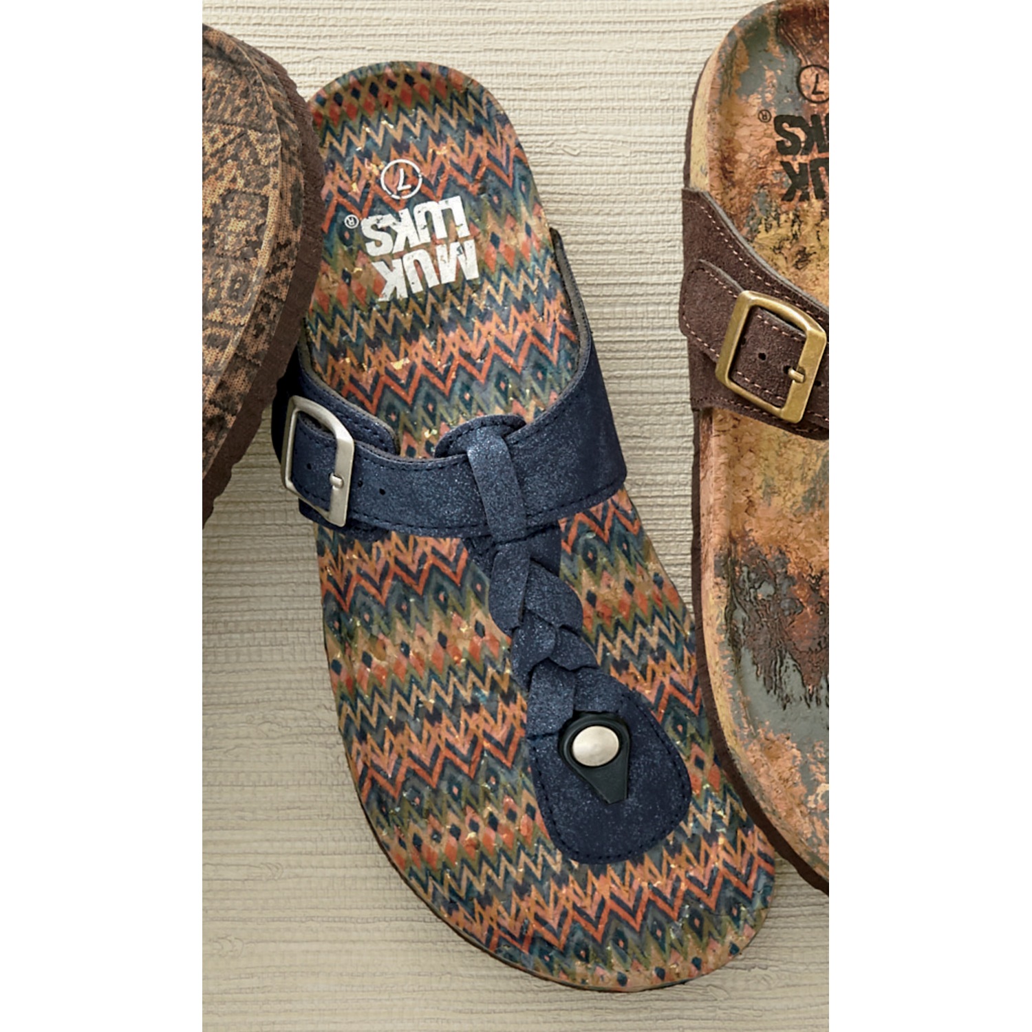 MUK LUKS Marsha Terra Turf Sandal Montgomery Ward
