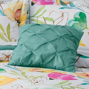 Watercolor Floral Accent Pillow, , large