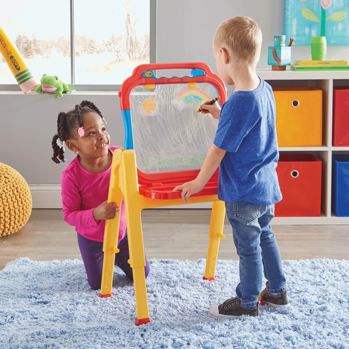 Crayola Triple The Fun See-Thru Easel, , large