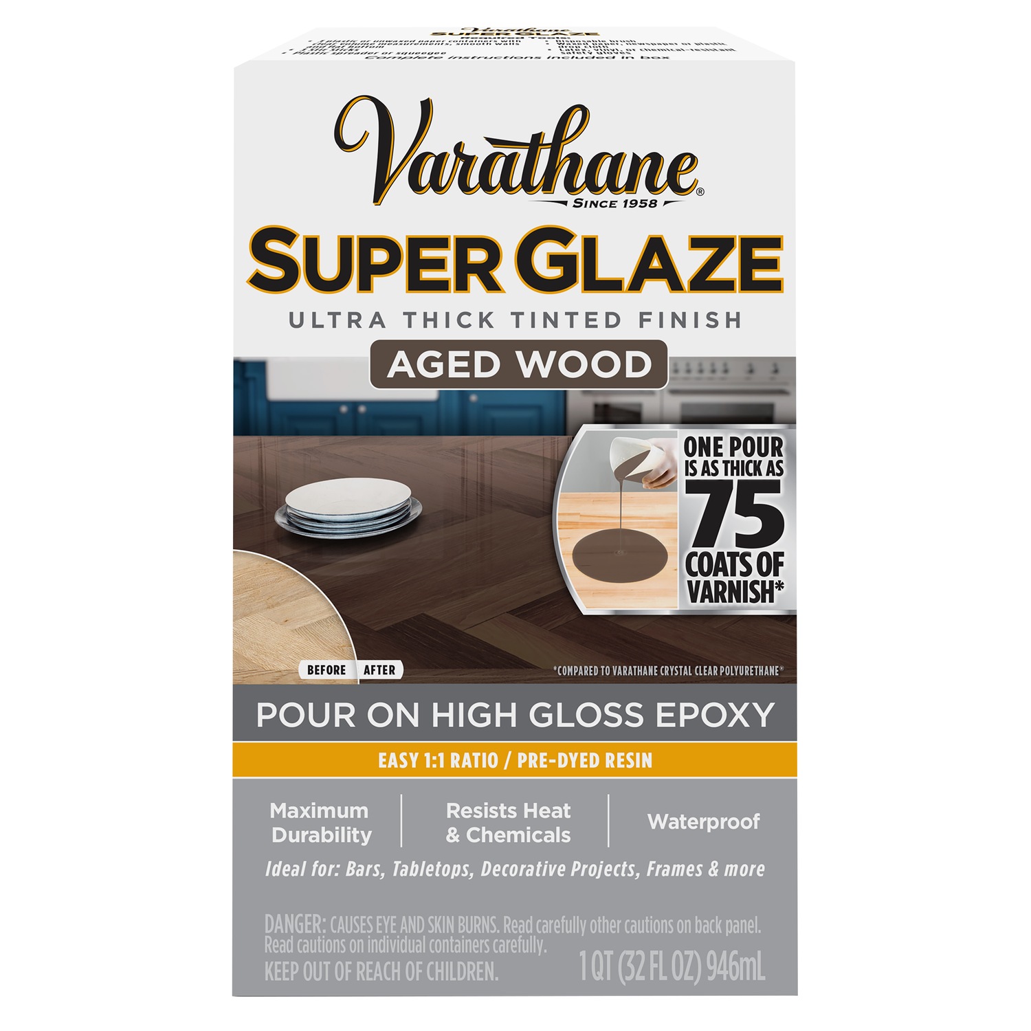 Varathane Super Glaze Epoxy Resin Montgomery Ward