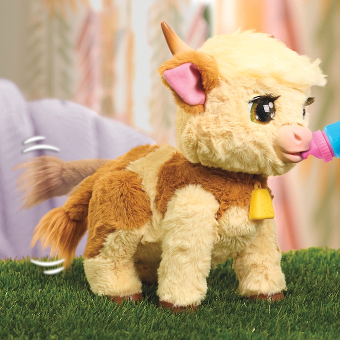Furreal Maggie The Feed & Follow Cow, , large
