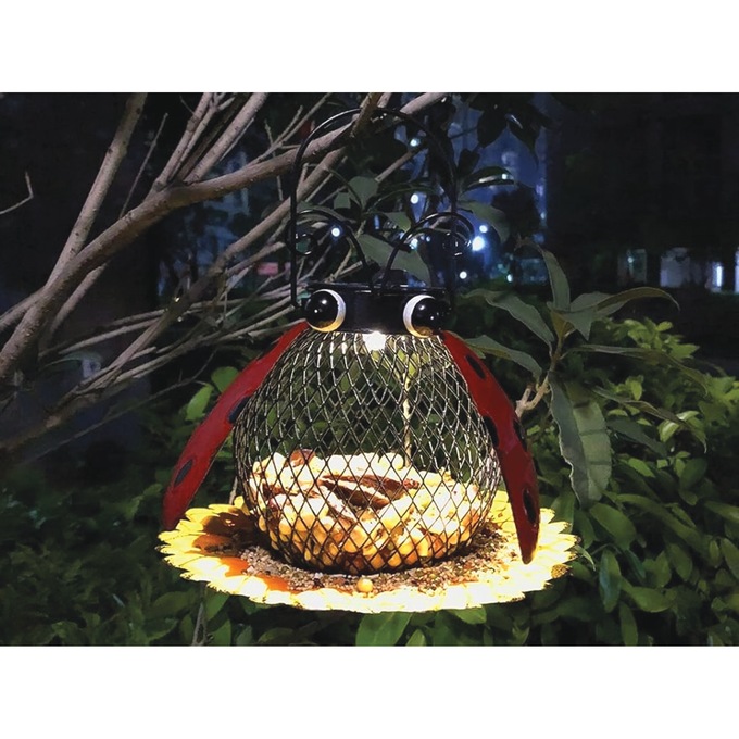 Solar Light Bird Feeder, , large