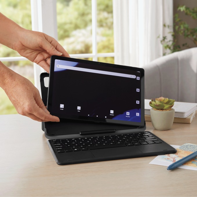 Azpen 10" Android 2-In-1 Tablet with Keyboard, , large