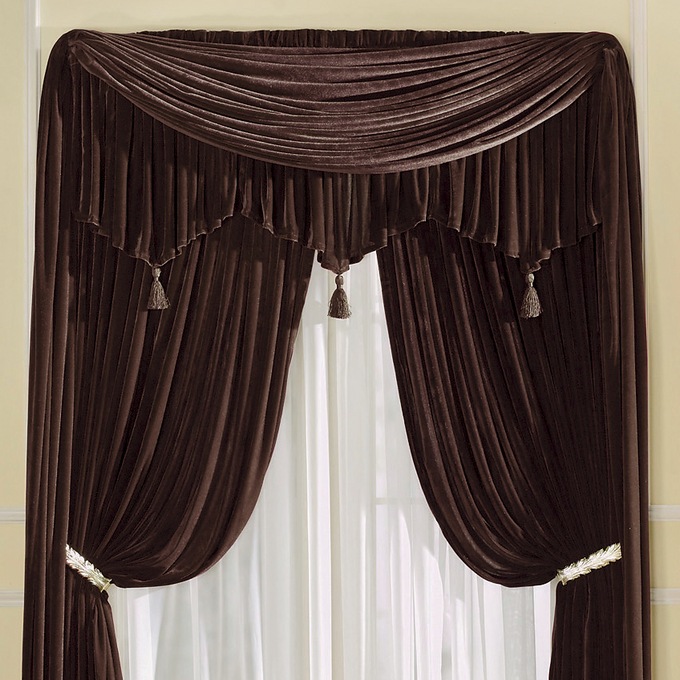 Woven Velvet Curtains Montgomery Ward