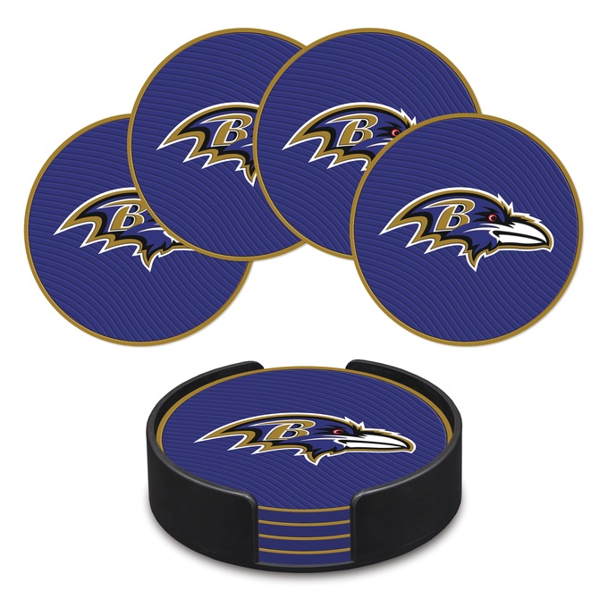 Set of 4 NFL Coasters, , large