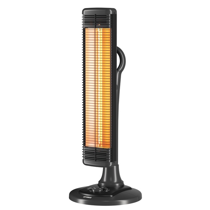 Optimus Indoor/Outdoor Infrared Tower Heater, Black, large
