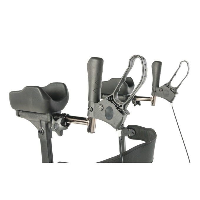 Upright Rollator, Graphite, large