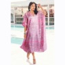 Lydia Long Women's Caftan with V-Neck, , large