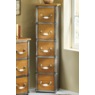 Rustic Industrial 5-Drawer Cabinet, Wood, large