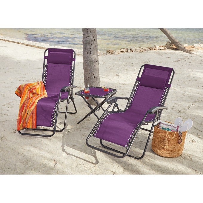 3-Piece Outdoor Lounge Set, , large
