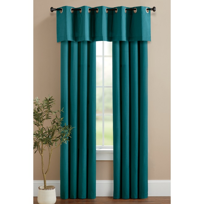 Color Connection Solid Grommet Panel, Deep Teal, large