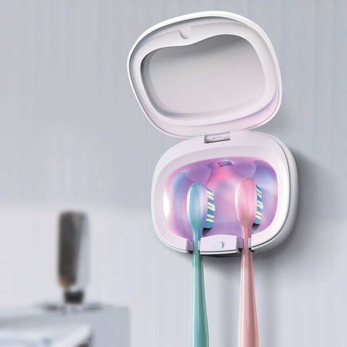 UV-C Toothbrush Sanitizer, , large