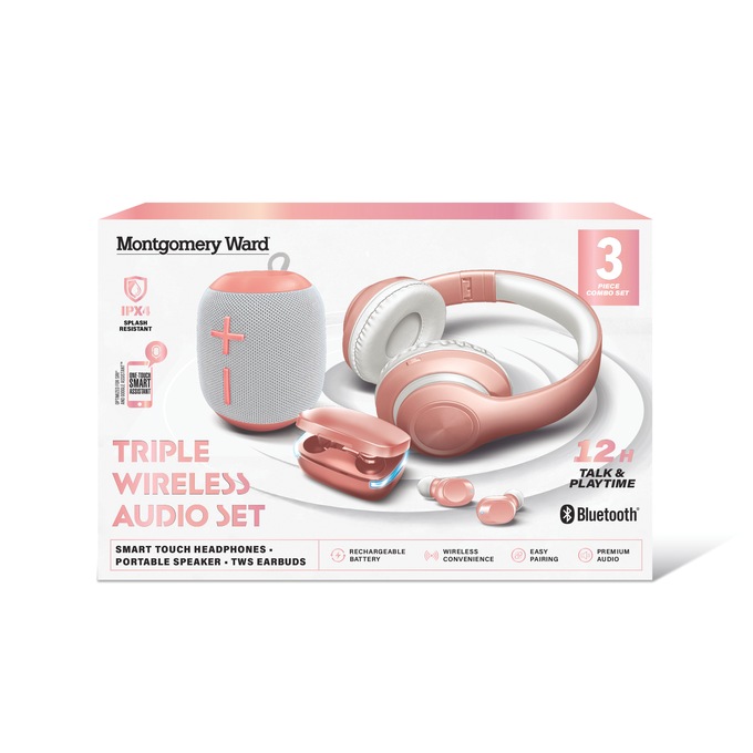 Montgomery Ward 3-Piece Wireless Audio Kit, , large