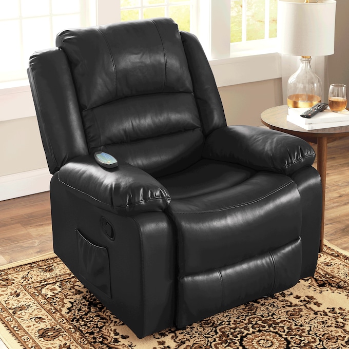 Overstuffed Recliner with Massage Montgomery Ward