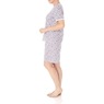 Print Shorty Pajama, Hyacinth Floral, large
