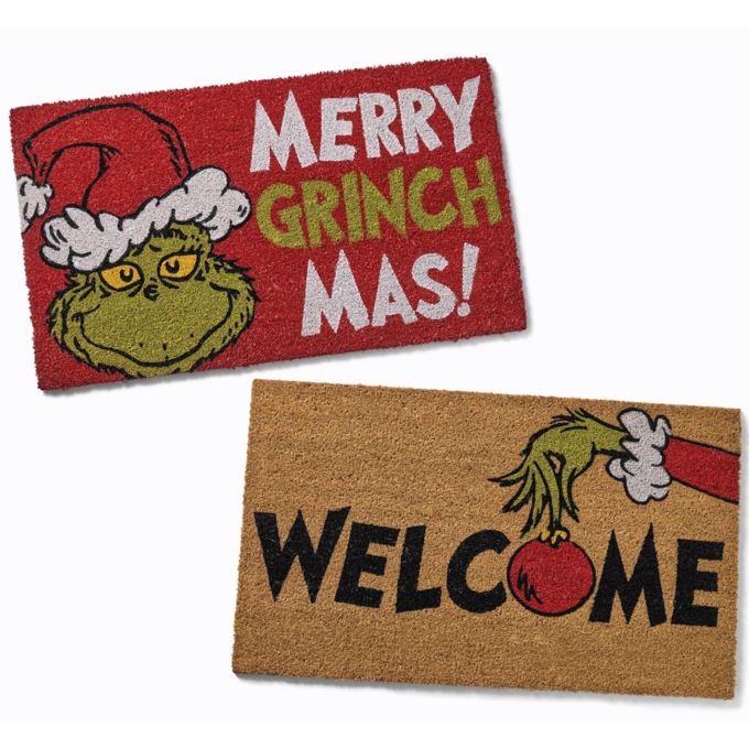 Set of 2 Licensed Character Coir Door Entry Mat - 20" x 34", , large