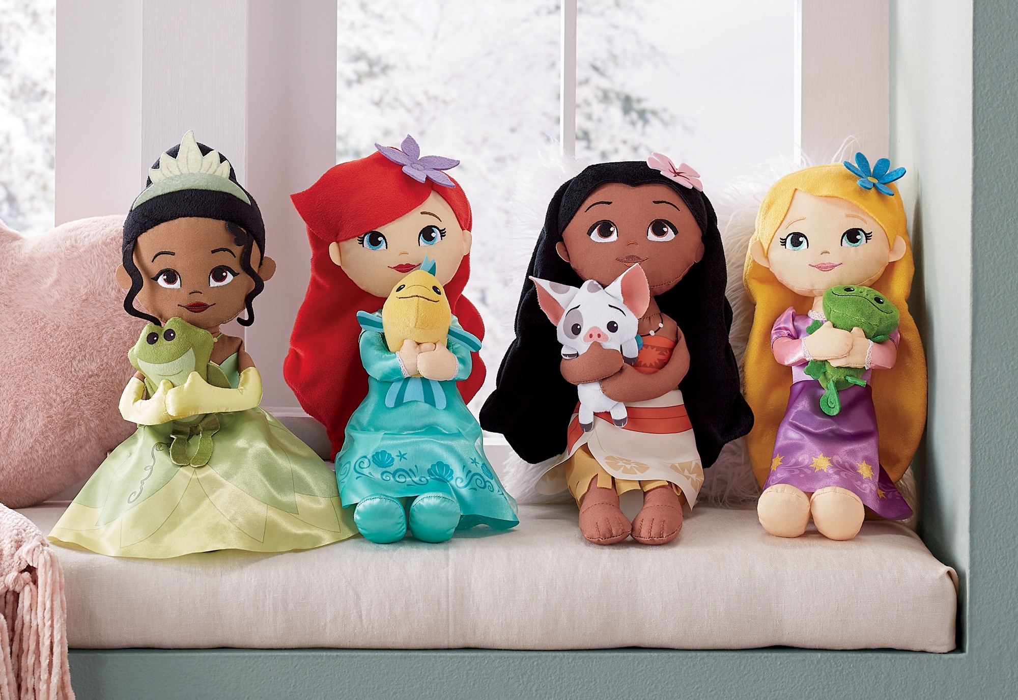 disney princess soft doll set