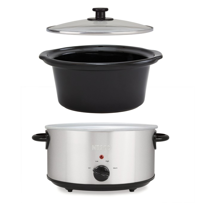 Nesco 4-Qt. Stainless Steel Slow Cooker, , large