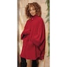 Sherpa-Trimmed Fleece Cape with Gloves, Salsa, large
