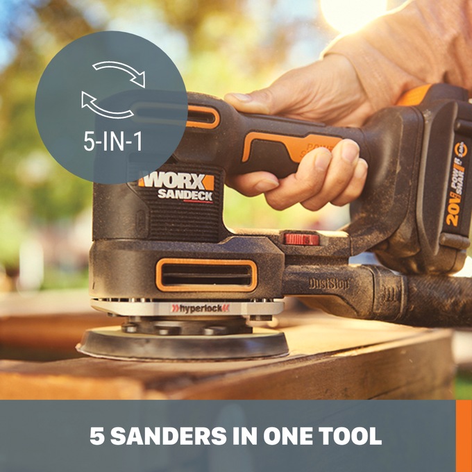 Worx 20V 5-in-1 Multi-Sander, , large