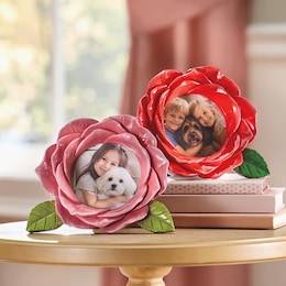Figurine Flower Photo Frame, , large