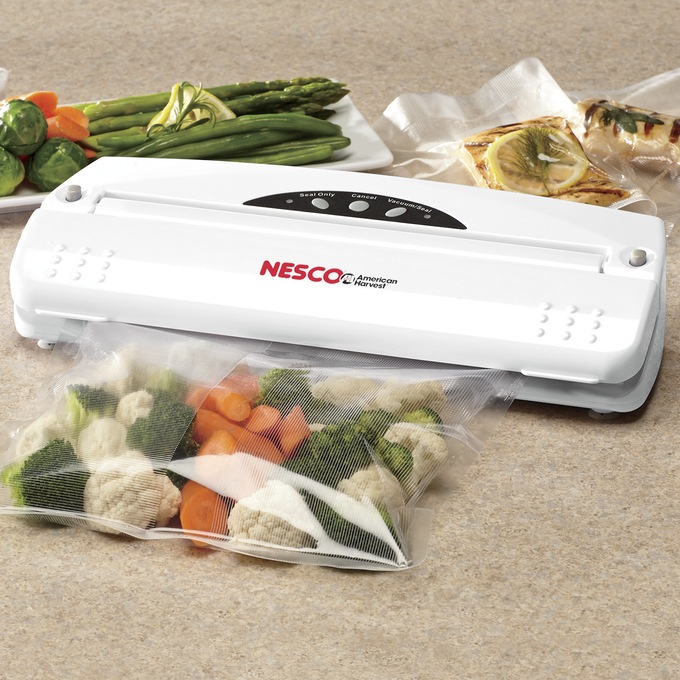 Airtight Vacuum Sealer and Bags by Nesco Montgomery Ward